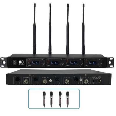 Bộ thu Mic không dây, hỗ trợ 4 Mic ITC TS-354UH