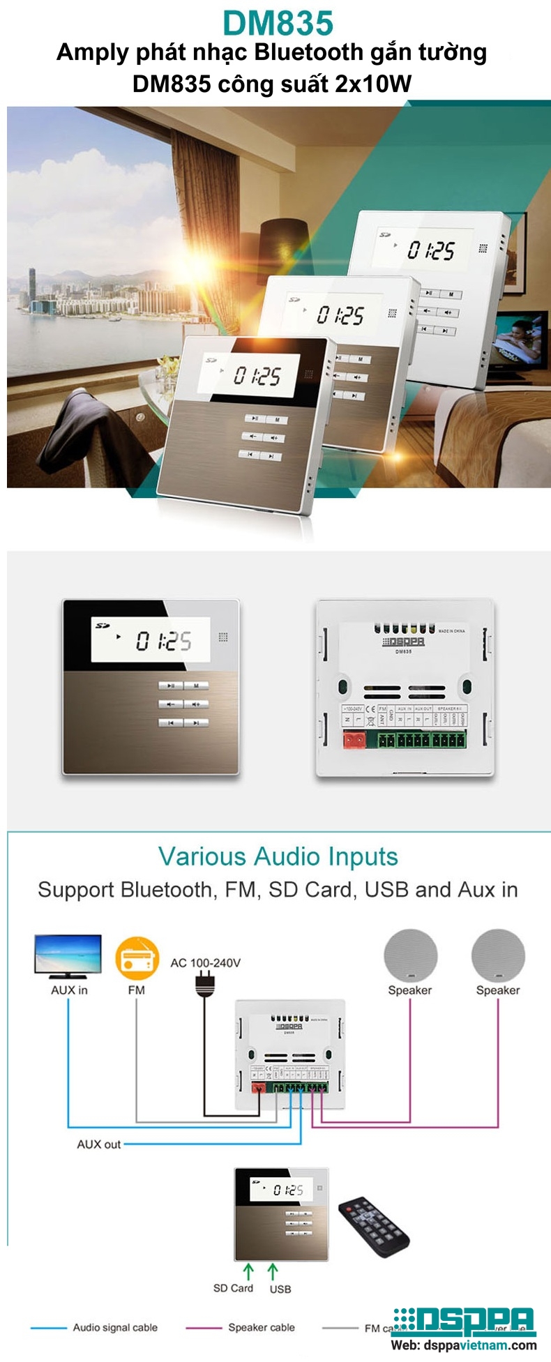 Sơ đồ kết nối Amply phát nhạc Bluetooth gắn tường DM835 công suất 2x10W Sơ đồ kết nối Amply phát nhạc Bluetooth gắn tường DM835 công suất 2x10W.jpg