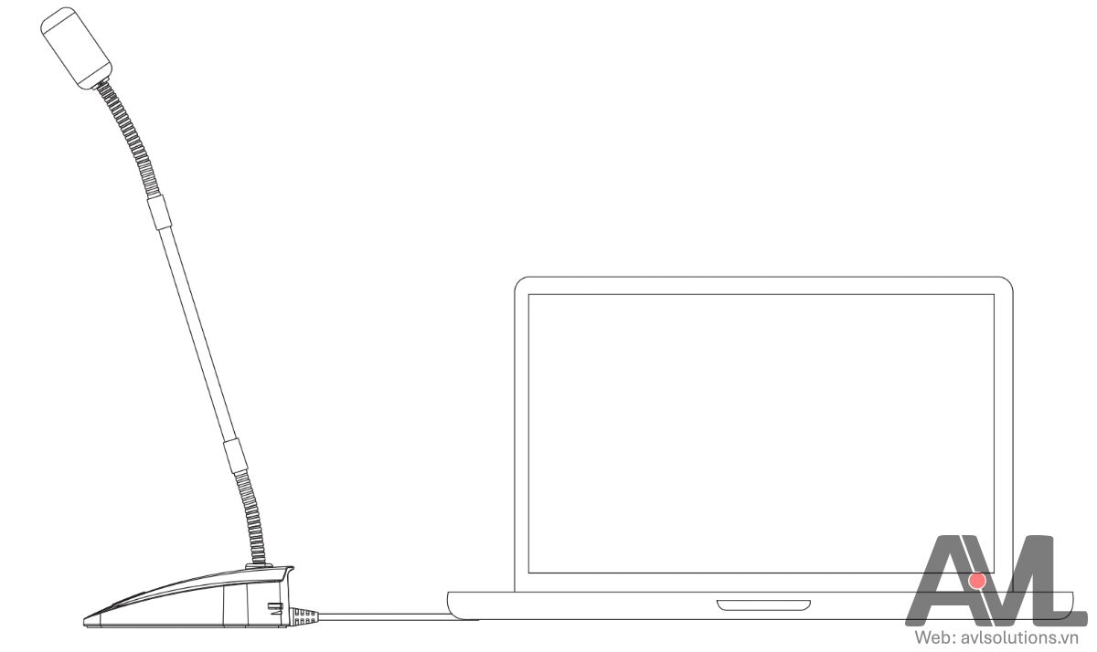 cắm MS-580USB vào PC