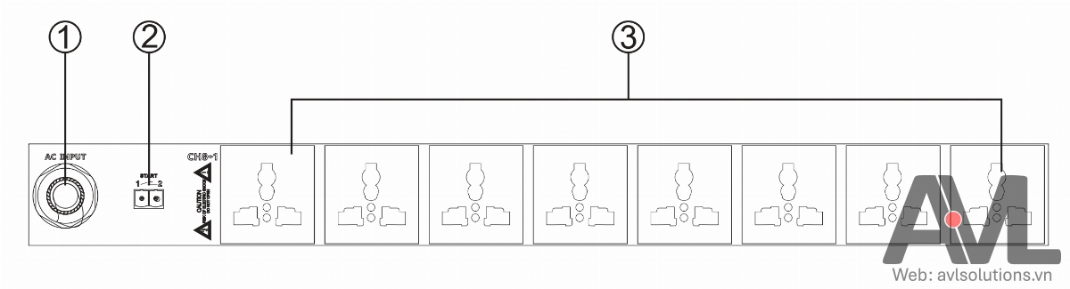 Hướng dẫn sử dụng bộ cấp nguồn tuần tự Power Sequencer DL-8