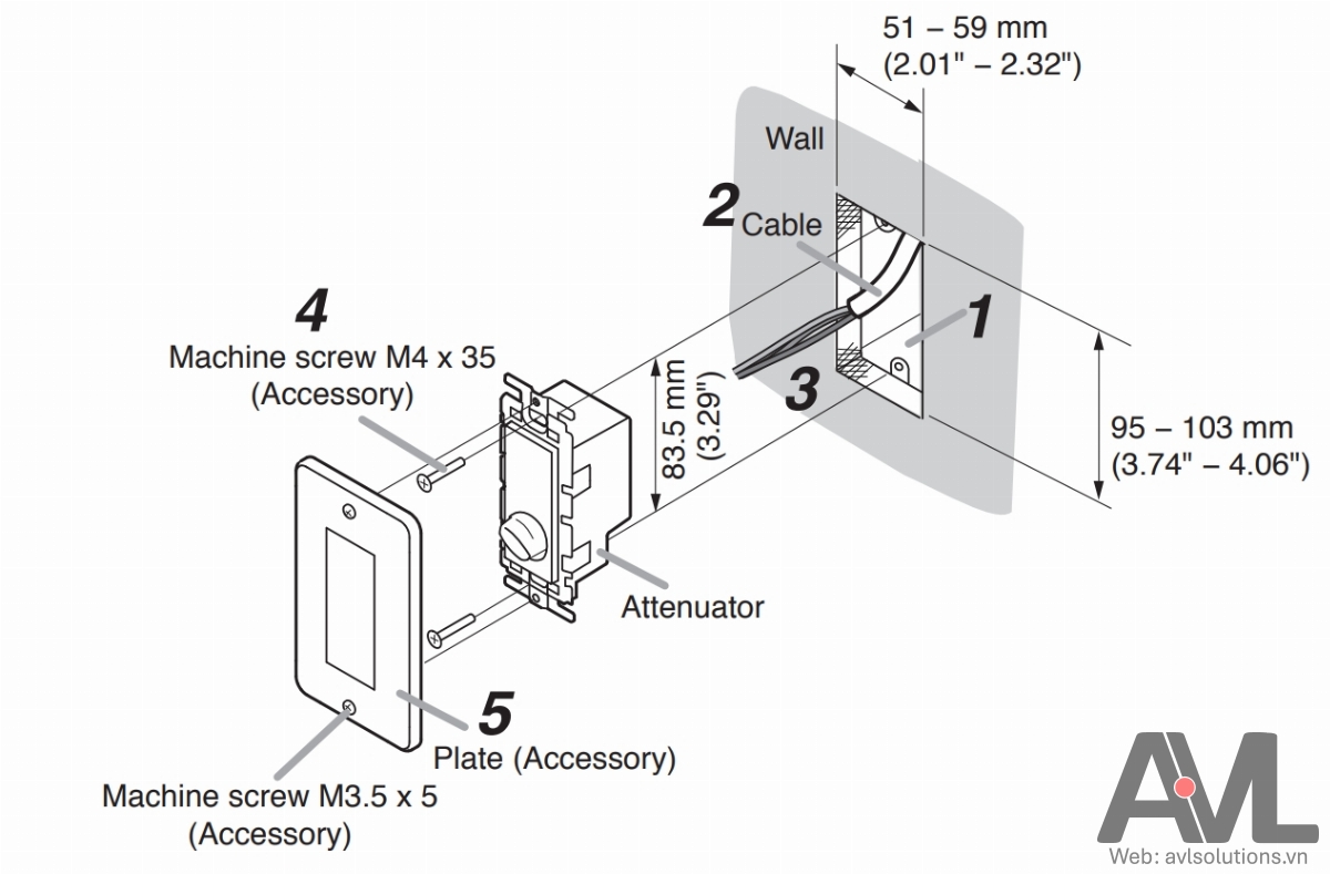 Hướng dẫn sử dụng, kết nối chiết áp TOA 30W AT-303AP Hướng dẫn sử dụng, kết nối chiết áp TOA 30W AT-303AP