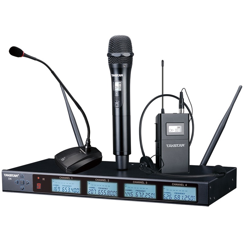 Bộ Micro không dây 4 kênh Takstar X4 Series